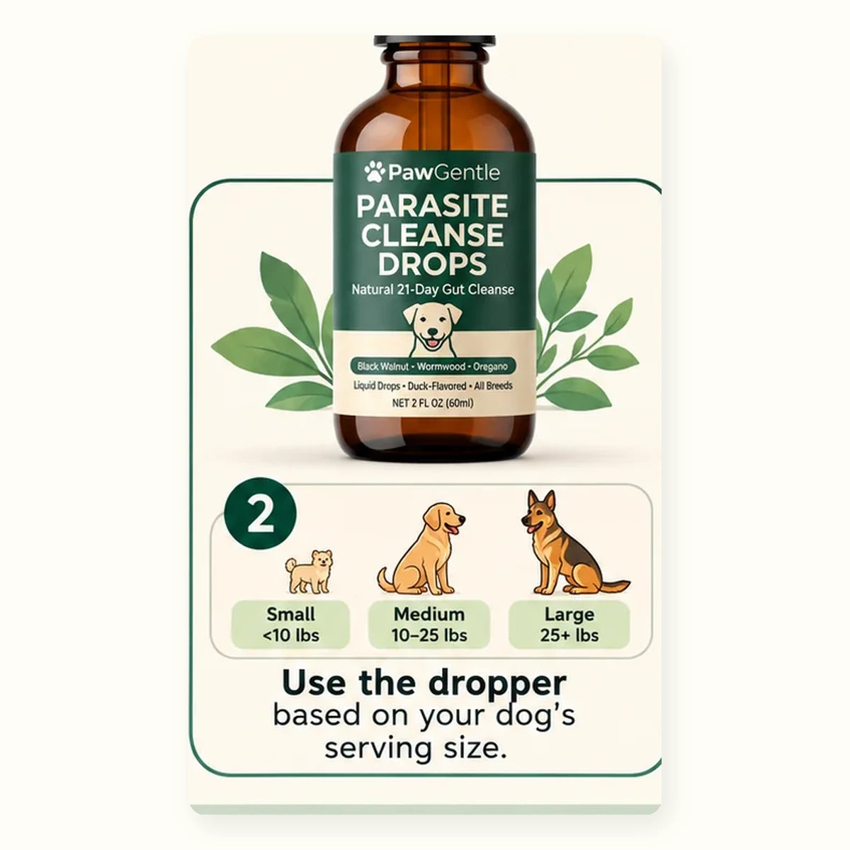 Adding drops to food